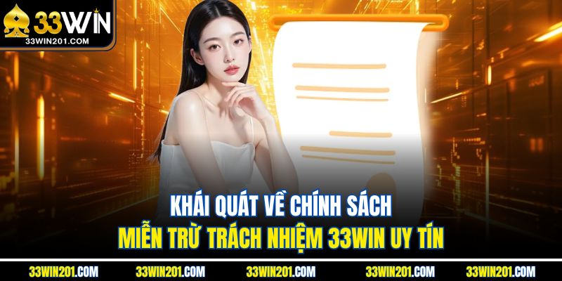 Khái quát về chính sách miễn trừ trách nhiệm 33WIN uy tín
